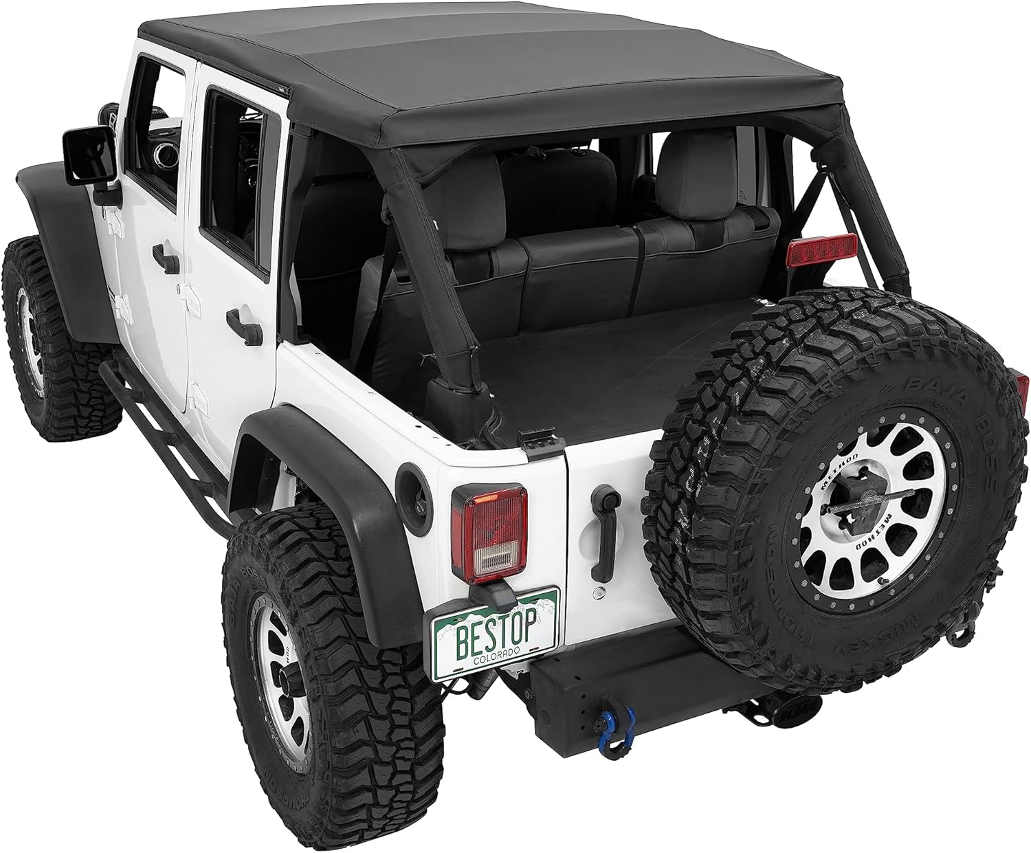 Bestop 5682535 The Ascent – Wrangler JK ’07-18 de 4 puertas (diamante negro)