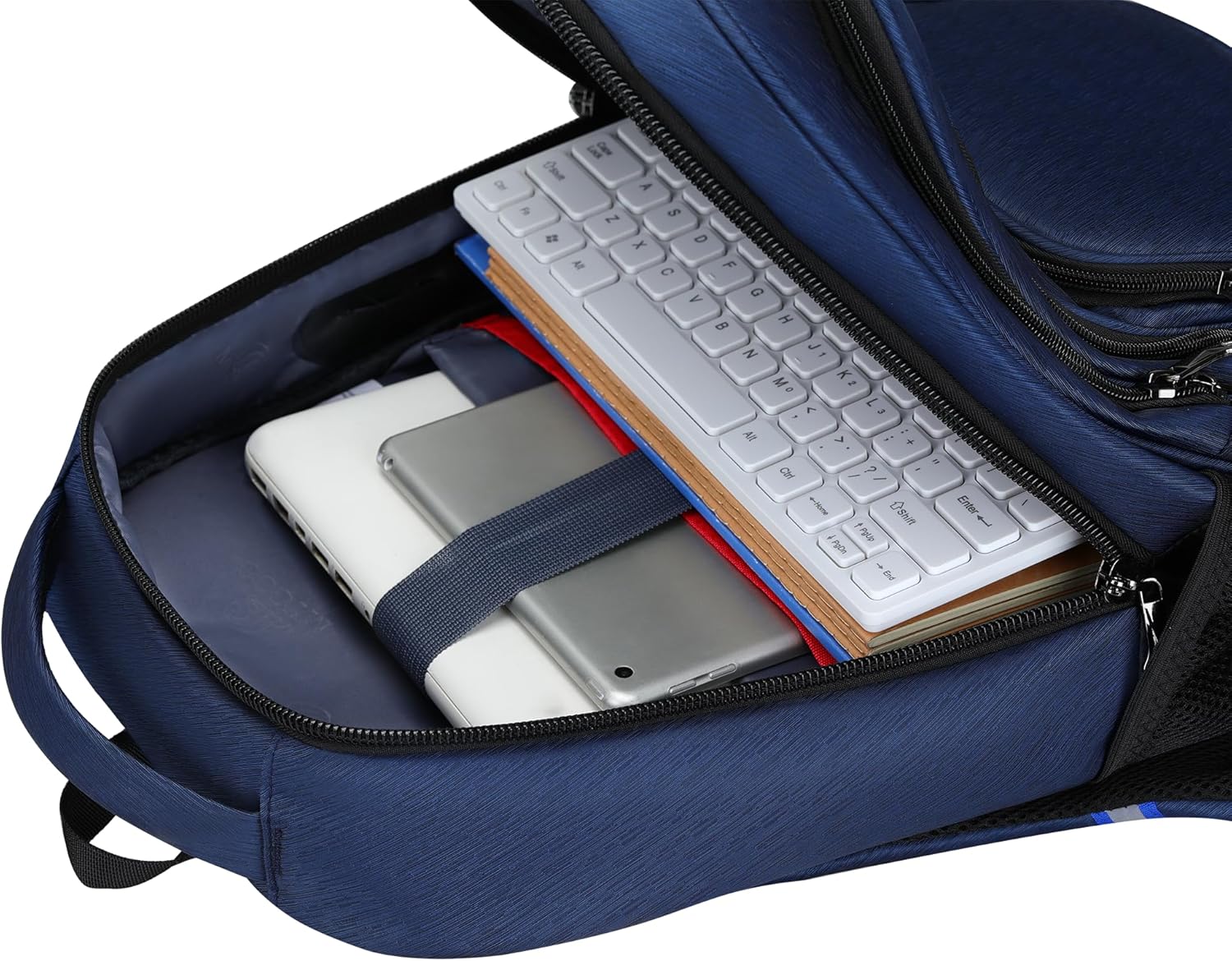 MYGOO Mochila de viaje para laptop  Mochila escolar unisex grande de 29L con puerto de carga USB para estudiantes universitarios y profesores , Gris