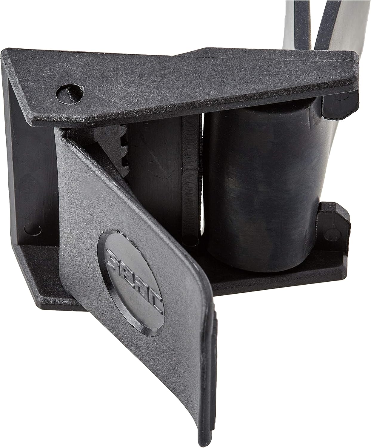 Seac Cinturón de goma con hebilla de nailon, 51.2 in, negro