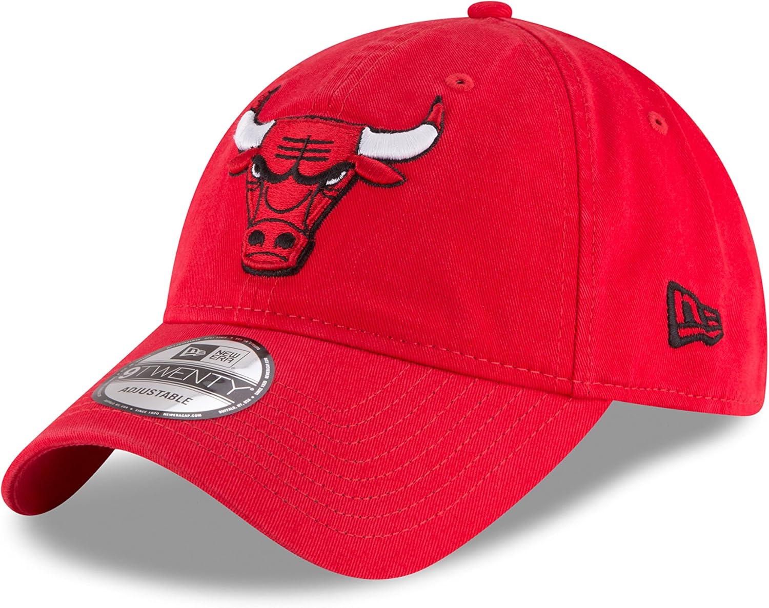 NEW ERA NBA Core Classic 9Twenty gorra ajustable., Rojo, talla única