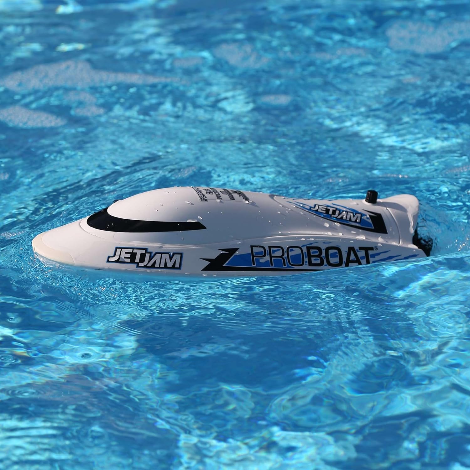 Horizon Hobby Pro Boat RC Jet Jam V2 – Pilas de 12 pulgadas para transmisor no incluidas, color blanco PRB08031V2T2