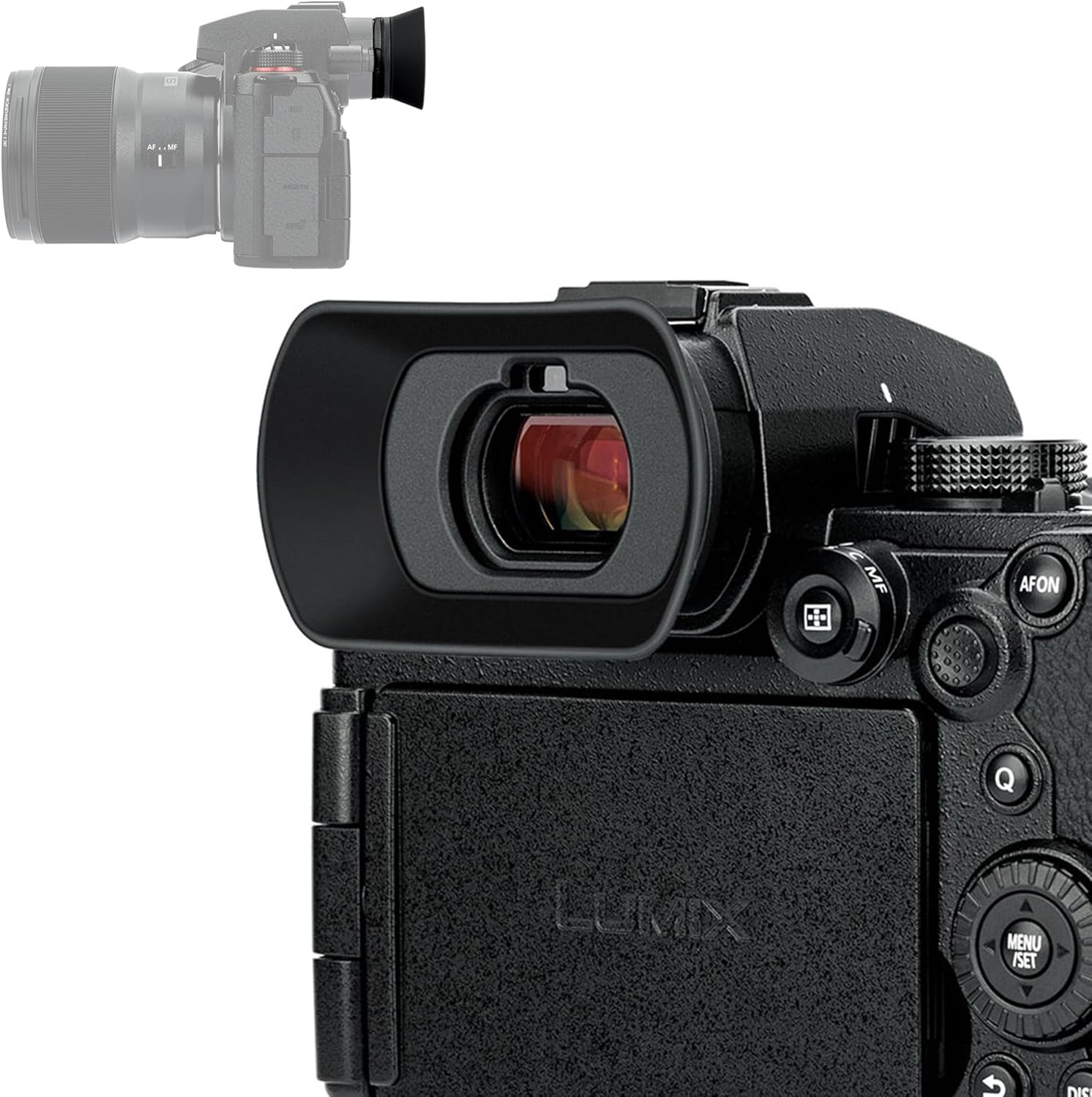 LUMIX S5II S5IIX ocular ocular de silicona suave extendida visor de copa ocular especial diseñado para Panasonic LUMIX S5II S5IIX S5IIX S5 II S5 IIX