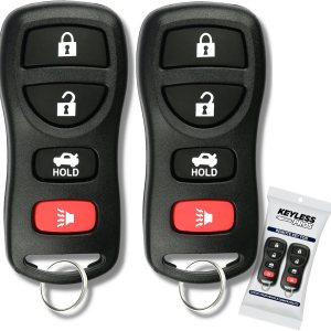 Llavero remoto de entrada sin llave de repuesto de 4 botones, compatible con Nissan Murano Maxima Armada Altima 350Z Sentra Quest, Infiniti EX35 Llavero remoto de entrada sin llave de repuesto de 4 botones, compatible con Nissan Murano Maxima Armada Altima 350Z Sentra Quest, Infiniti EX35
