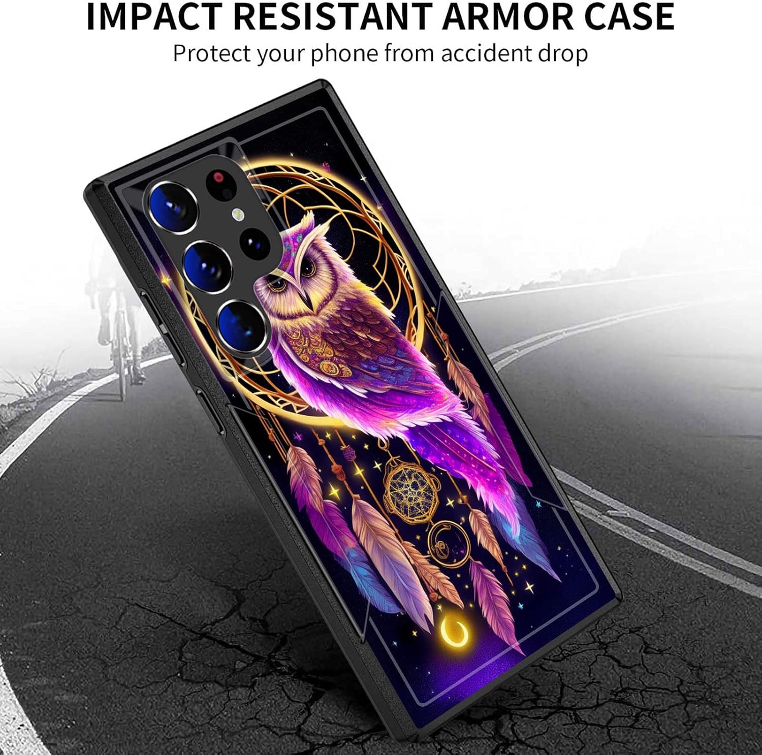 Funda para Galaxy S23 Ultra, probada en caídas de grado militar Funda protectora resistente a prueba de golpes para Samsung Galaxy S23 Ultra 5G de