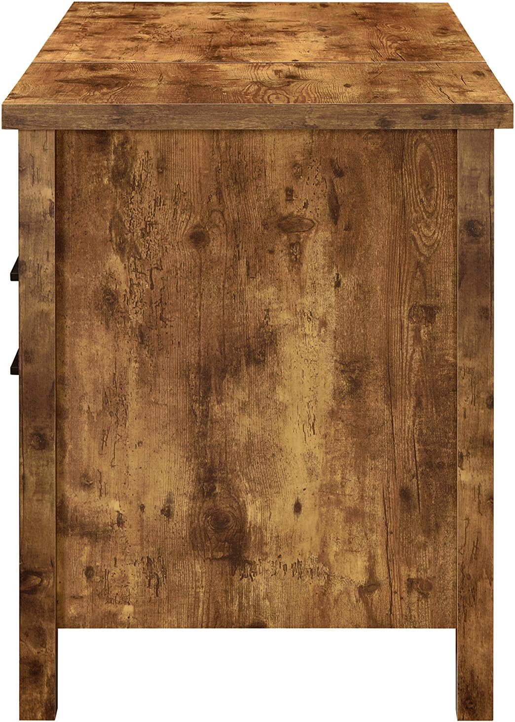 Coaster Furniture Delwin 881240 – Armario de archivos con tapa de elevación antigua, nuez moscada