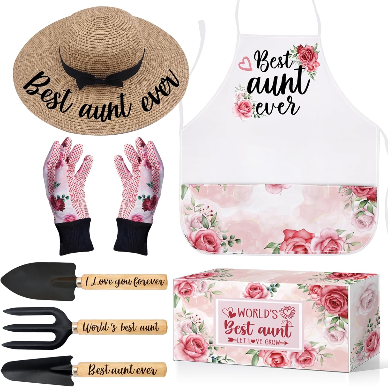 Regalos para tía, regalos para tía Navidad, regalos para tía de sobrina sobrino, regalos de jardinería para principiantes de horticultura al aire