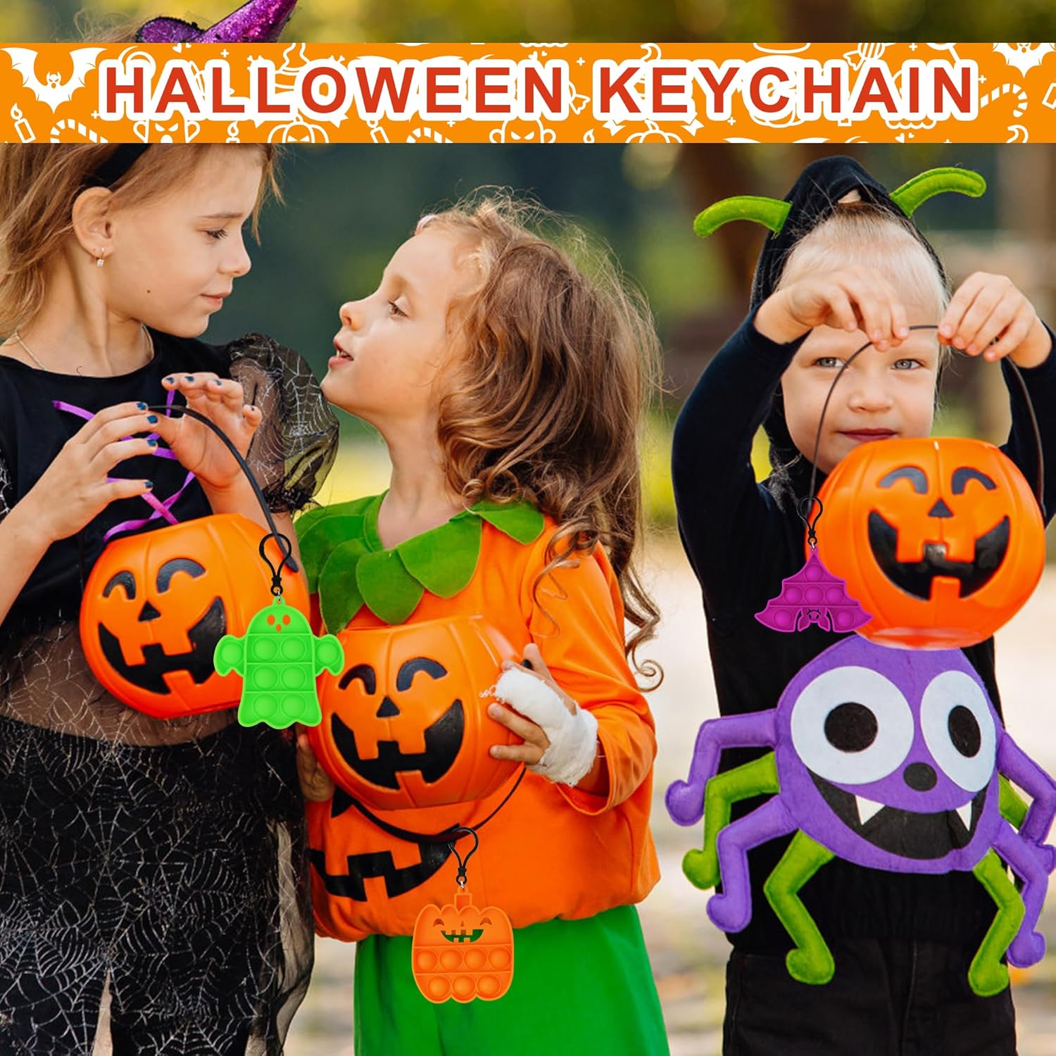 Juguetes para ansiedad de Halloween, juegos de juguetes sensoriales para niños, alivio del estrés de Halloween, juguetes blandos de levantamiento