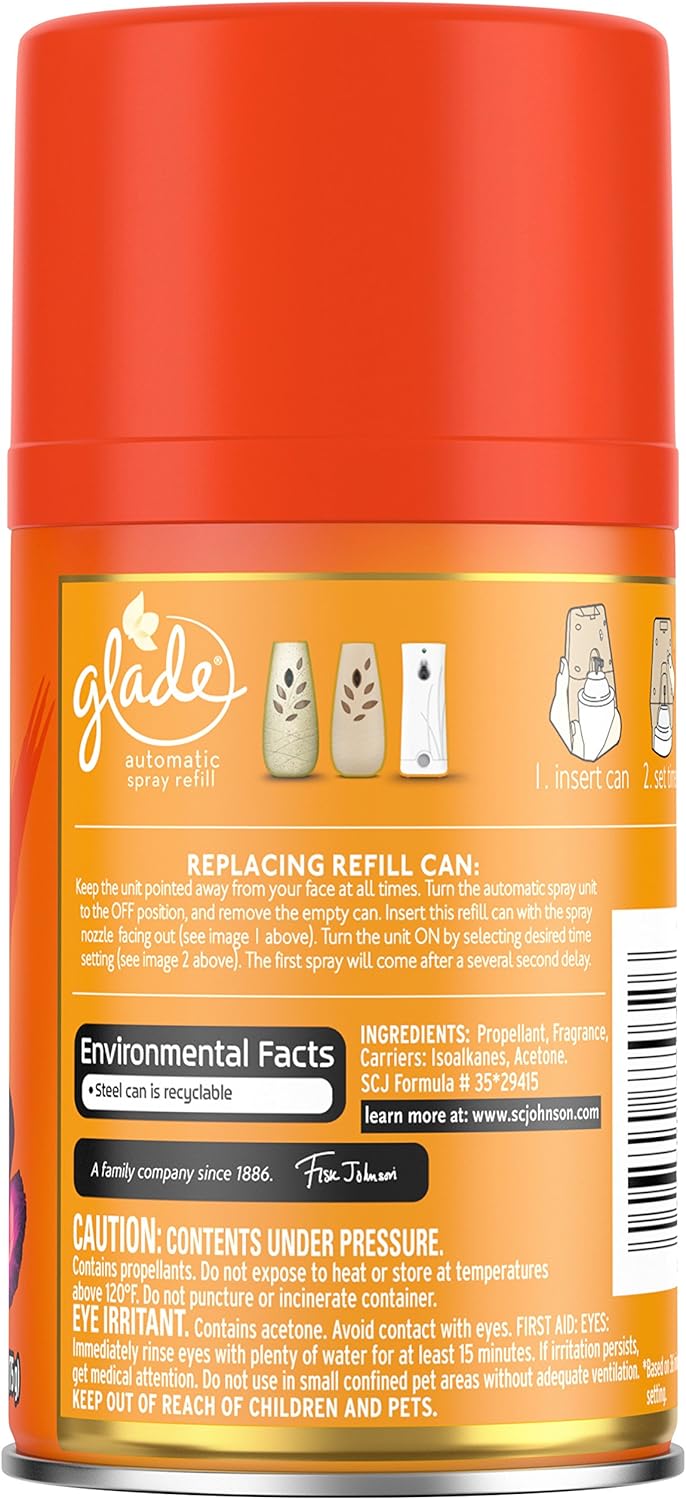 Glade Recambio automático de ambientador en aerosol – Rich Pumpkin Dream – 6.2 oz