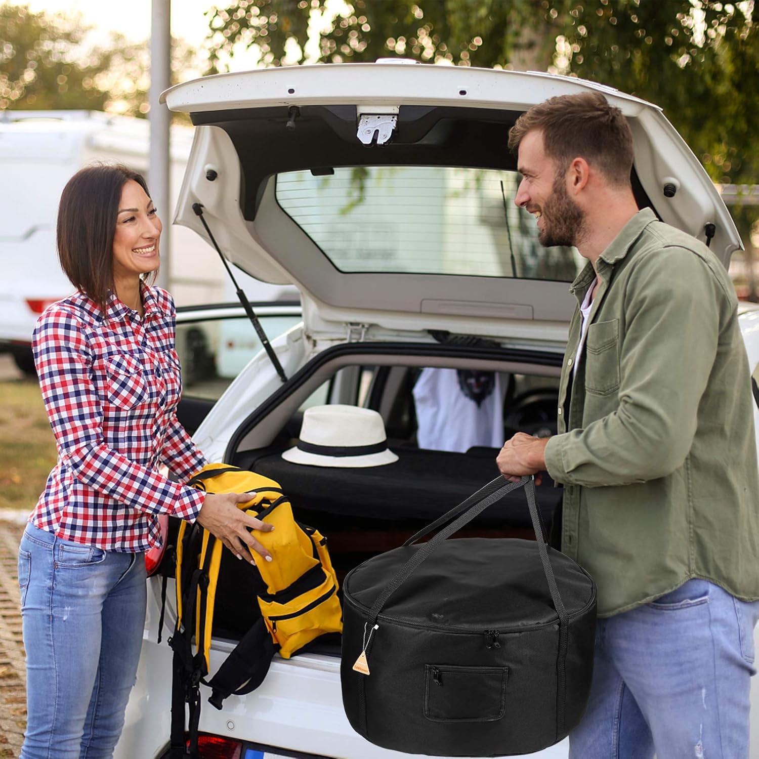 Bolsa de transporte para Outland Firebowl 823 al aire libre portátil de propano hoguero bolsa de transporte para Firebowl 870 resistente al agua 19