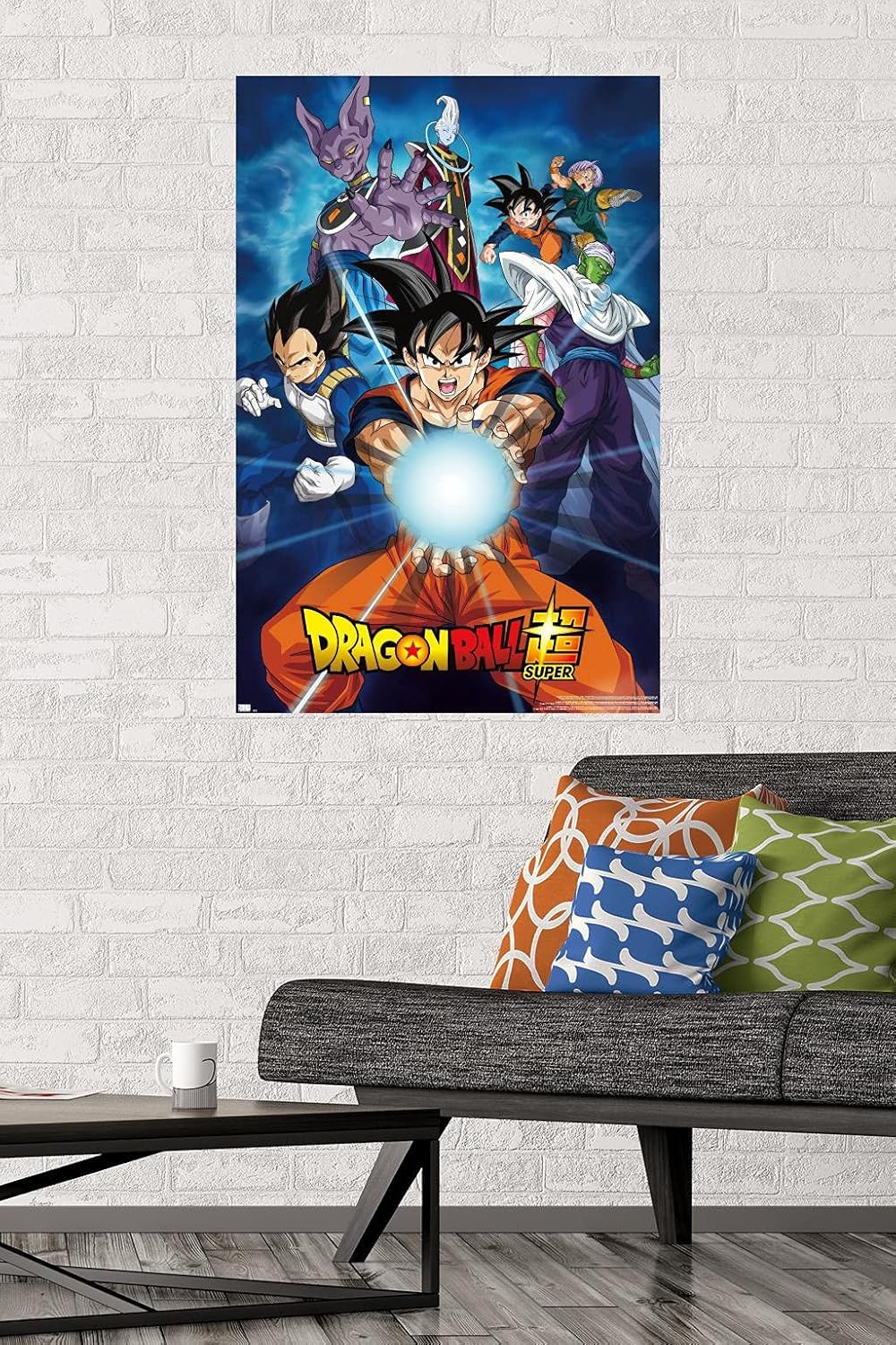 Trends International Dragon Ball Super – Póster de pared de grupos, 22.375 x 34 pulgadas, paquete de póster y montaje