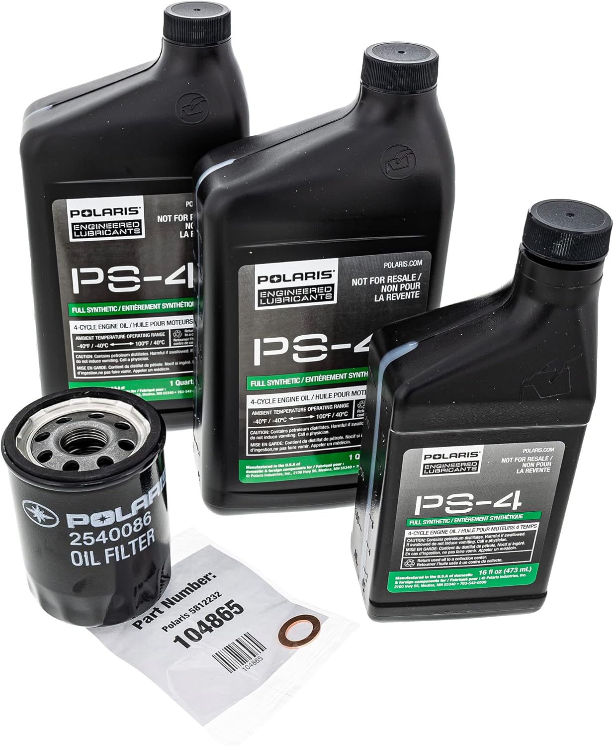 Polaris Ranger XP 900 4×4 EPS LE Pursuit OEM Kit de cambio de aceite 2879323