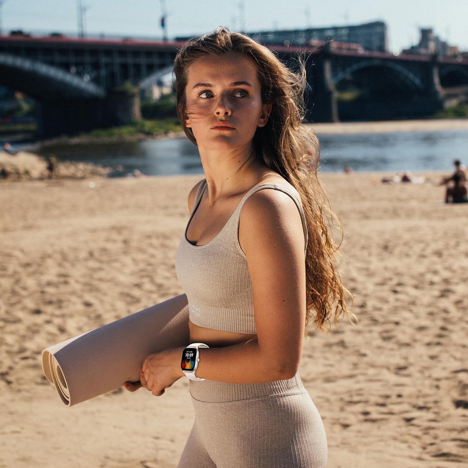 Compatible con Amazfit GTS 4 miniGTS 4GTR miniGTSGTS2GTS 3GTS 2eGTS 2 mini correas de reloj para mujeres y hombres, correa ajustable de silicona
