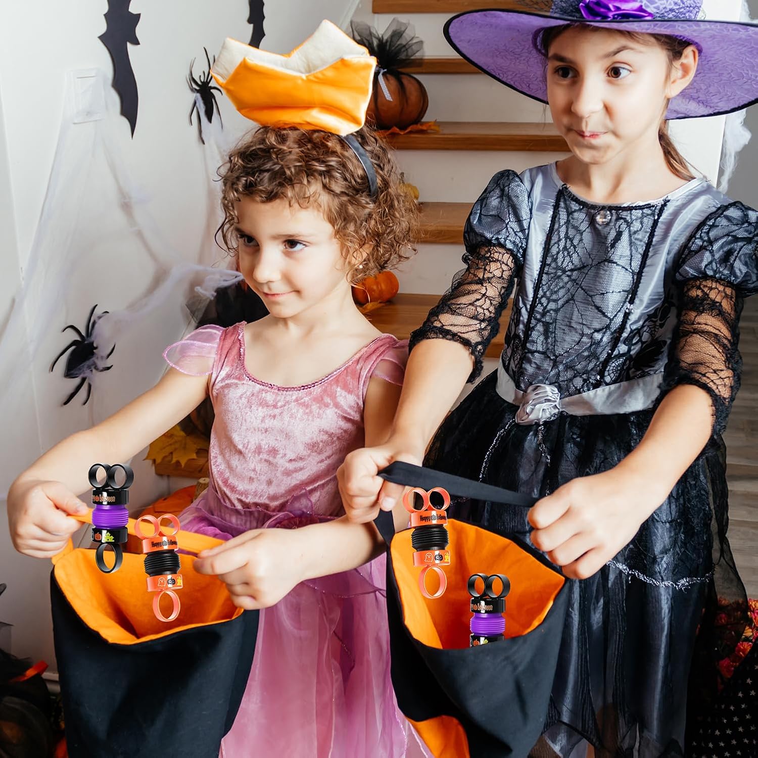 Regalos de fiesta de Halloween a granel stargo Finger Poppers Fidget Toy  Relleno de Halloween sin dulces Juguete de truco o trato para niñas y