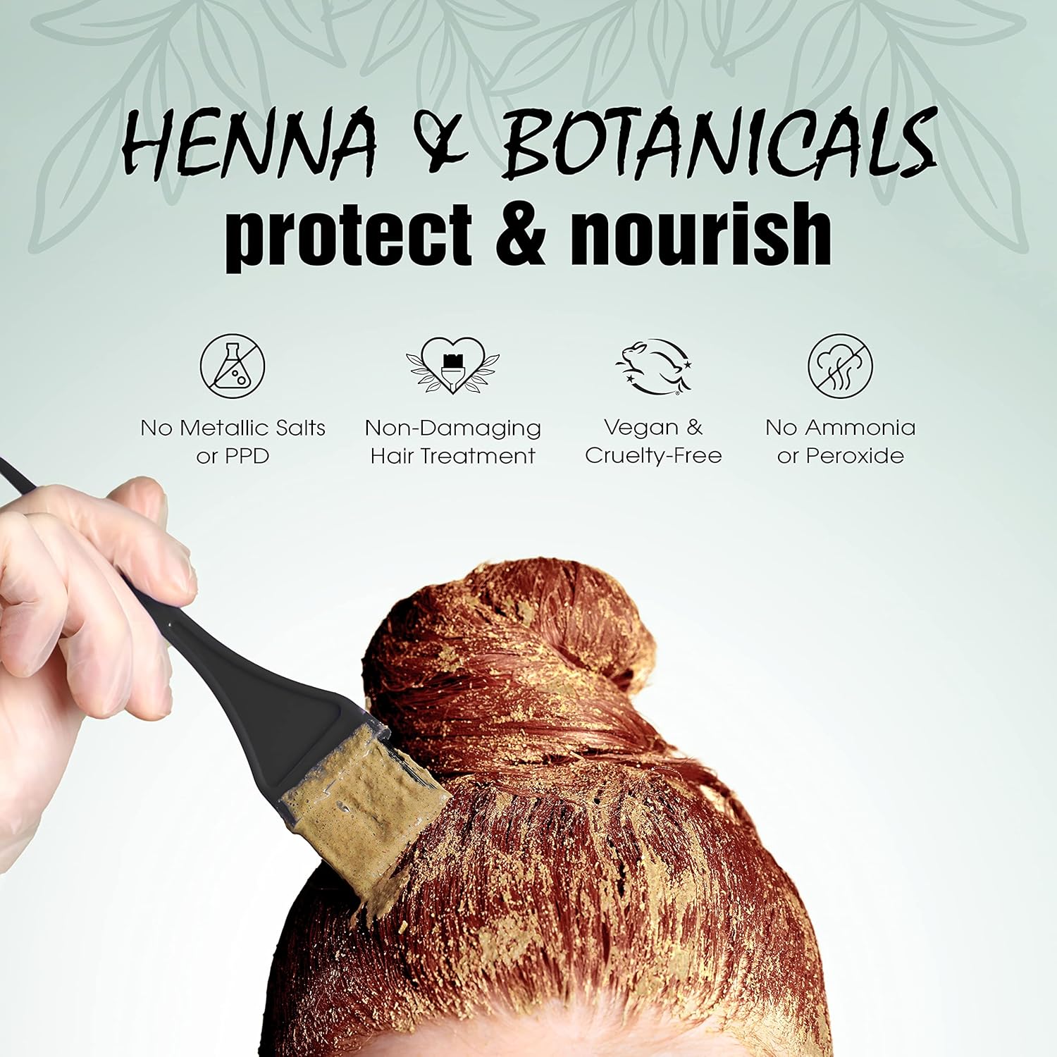 Light Mountain Henna – Tinte y acondicionador para el cabello, color gris  Tinte para el cabello caoba para hombres y mujeres, 2 pasos sin químicos,