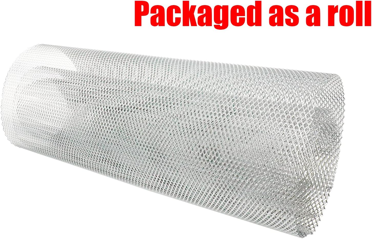 Modengzhe Hoja de malla para parrilla de automóvil de 47 x 15.7 pulgadas, rollo de malla multifuncional de aleación de aluminio en tono plateado