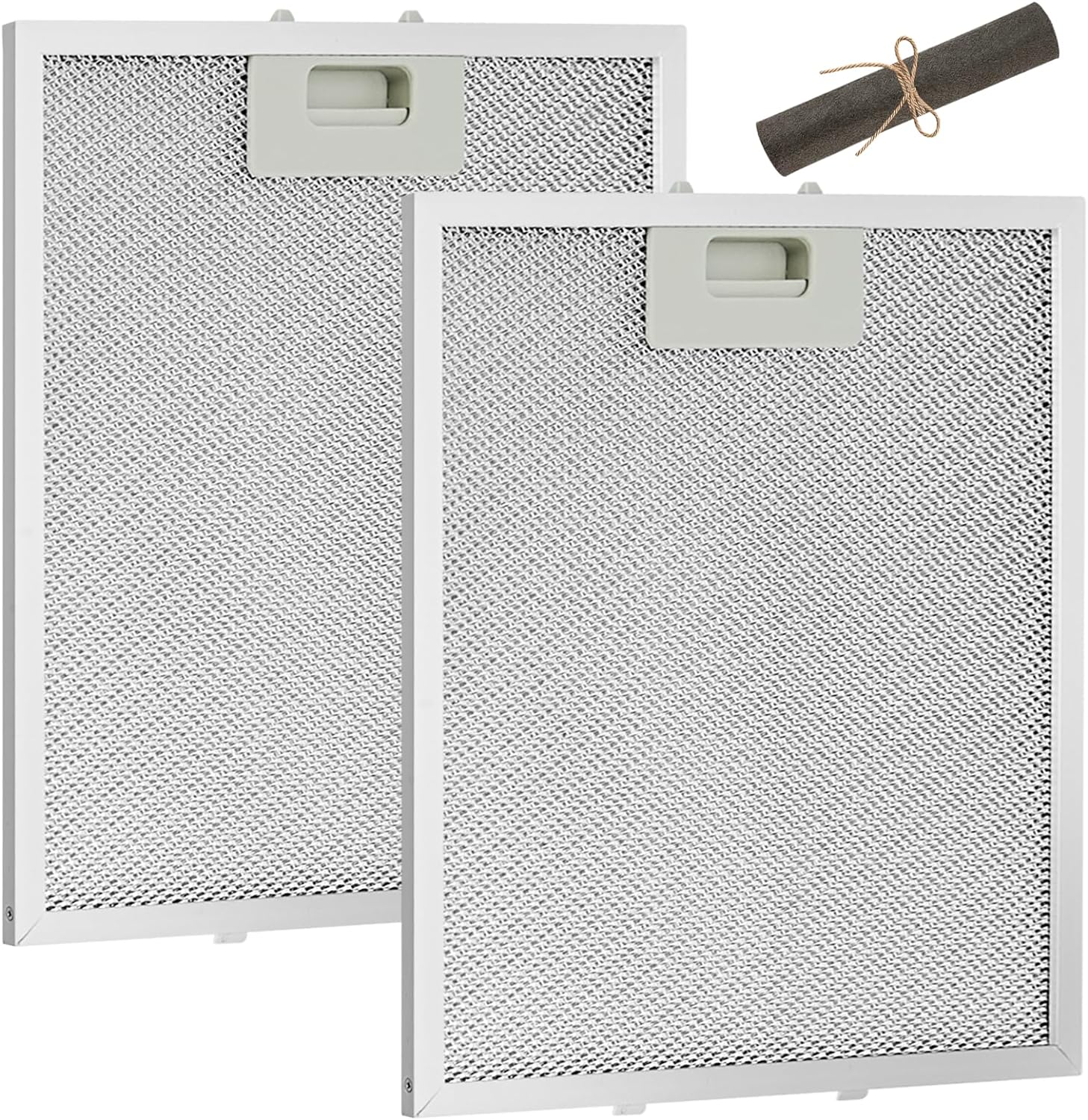 2 filtros de aluminio para campana extractora, W10169961A, de 10.5 x 12 pulgadas, compatible con Whirl.pool Ik.ea Kitchen.Aid Jenn. Campana