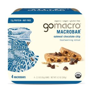 GoMacro Barras orgánicas de avena con chispas de chocolate, 2.3 onzas GoMacro Barras orgánicas de avena con chispas de chocolate, 2.3 onzas