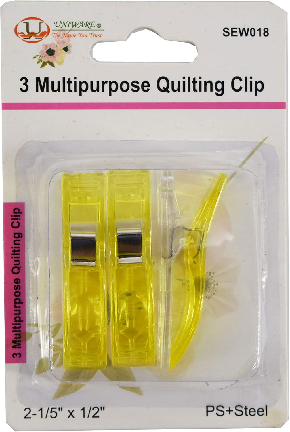 Uniware 3 clips de acolchado multiusos