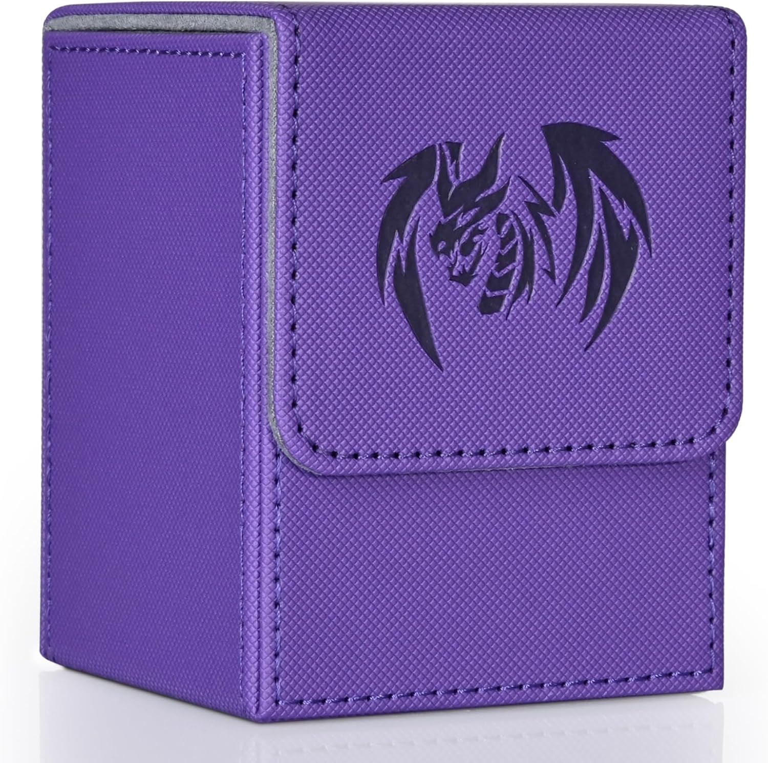 Caja de cartas para tarjetas Yugioh MTG, más de 100 fundas con 2 divisores para TCG CCG, caja de almacenamiento de tarjetas de piel sintética
