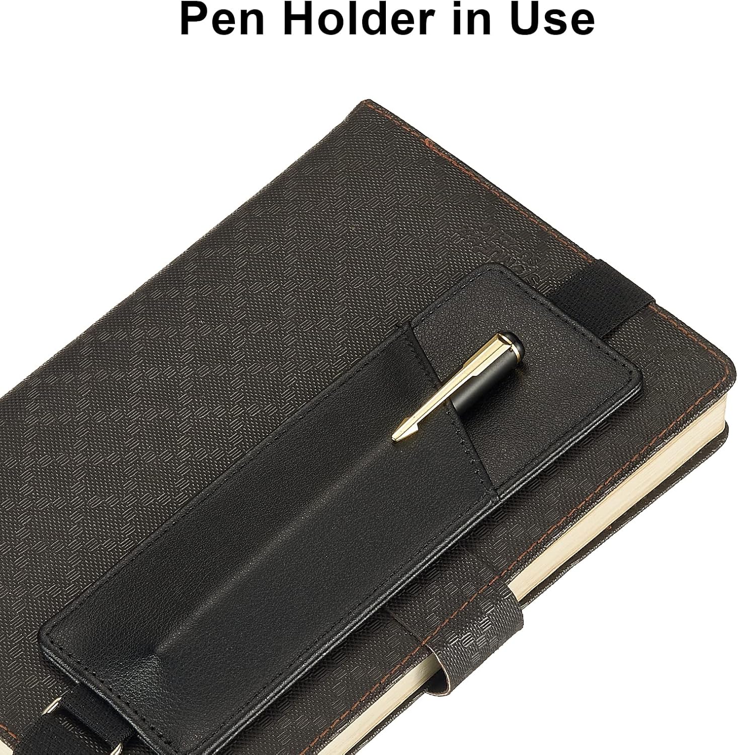 Soporte ajustable para bolígrafo con banda elástica, soporte para bolígrafo para cuaderno, funda para bolígrafo, soporte para bolígrafo de diario,