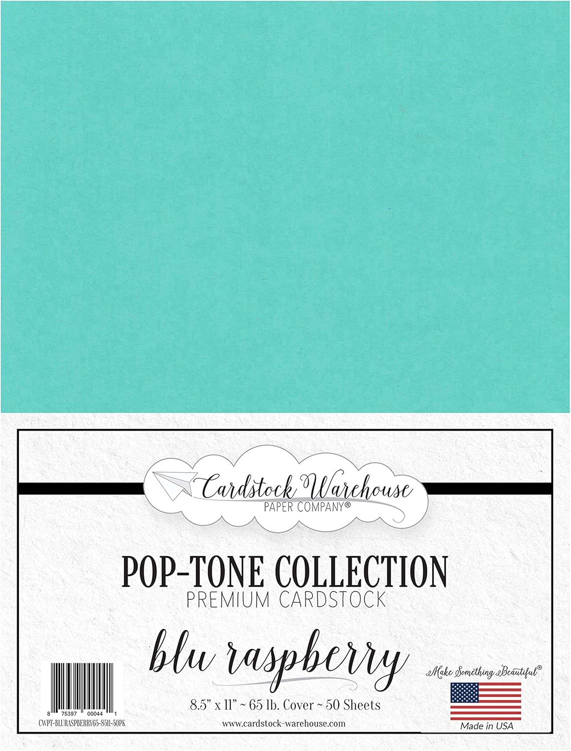 Poptone papel cartulina – 8.5 X 11 Pulgadas 65 libras Cubierta – 50 hojas de Cardstock Warehouse