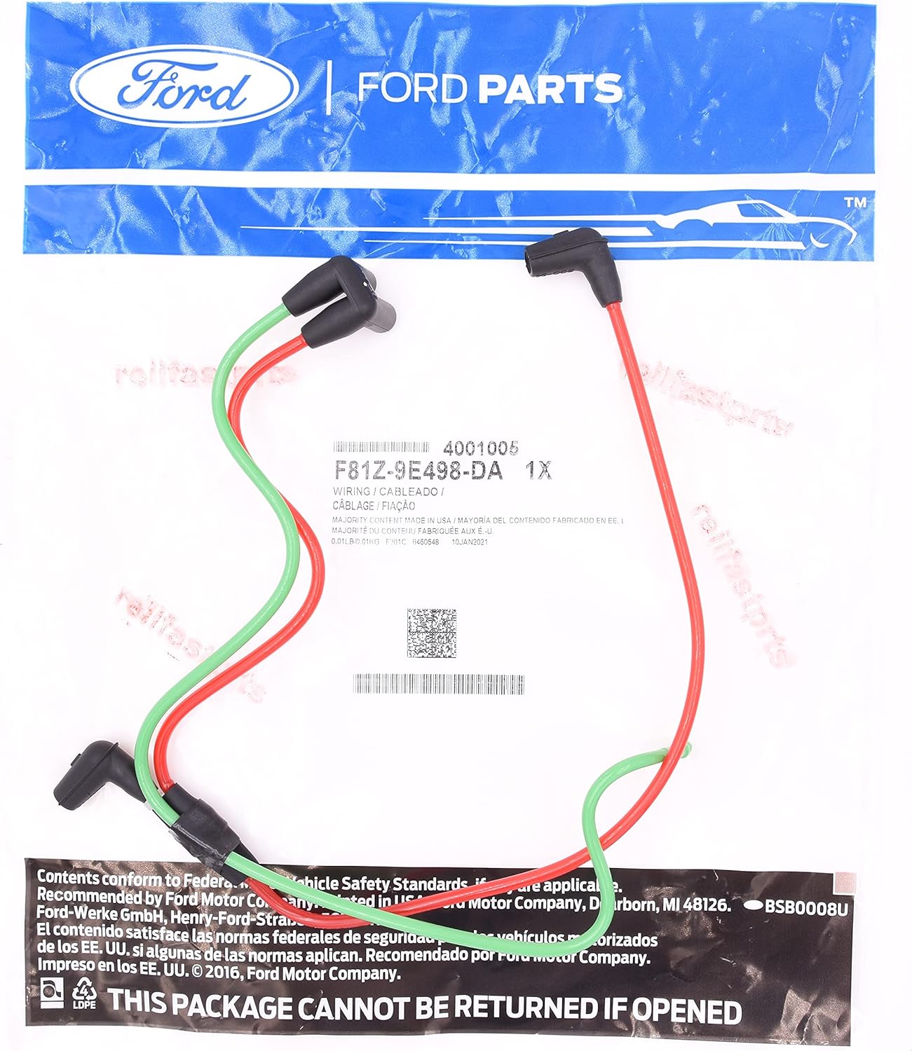 reilfastprts Manguera de vacío diésel de 7.3L – F81Z-9E498-DA MC3Z-9E498-A conecta Boost Control 1999 2000 2001 2002 2003 2004 compatible con F250