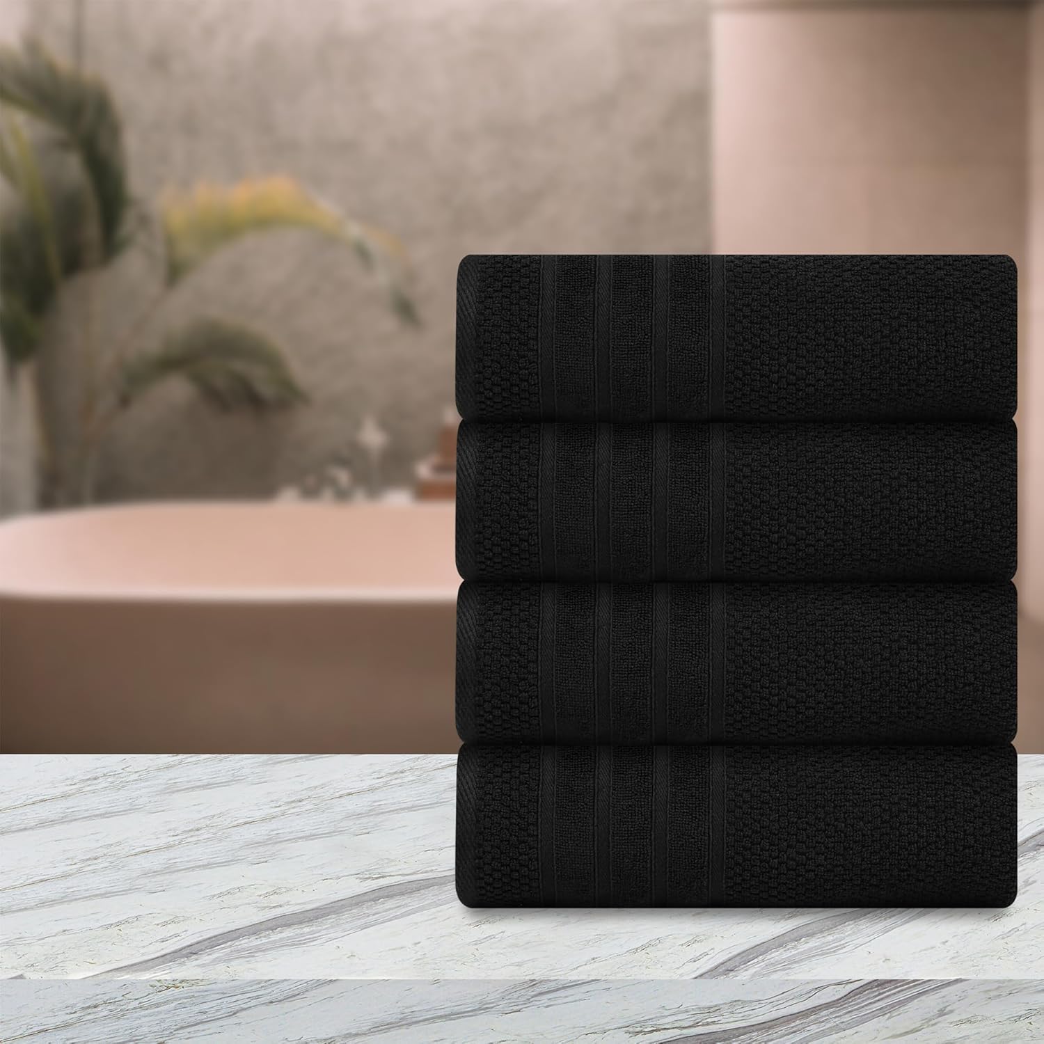 Toallas de baño de lujo, 100% algodón, ultra suaves, de felpa, gruesas, esponjosas, altamente absorbentes, de secado rápido, para el hogar,