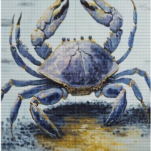 Treff Mudflat Blue Crab DIY 5D Diamond Art Painting Kits para adultos, niños principiantes, 12 x 18 pulgadas, regalo ideal para familiares y amigos Treff Mudflat Blue Crab DIY 5D Diamond Art Painting Kits para adultos, niños principiantes, 12 x 18 pulgadas, regalo ideal para familiares y amigos