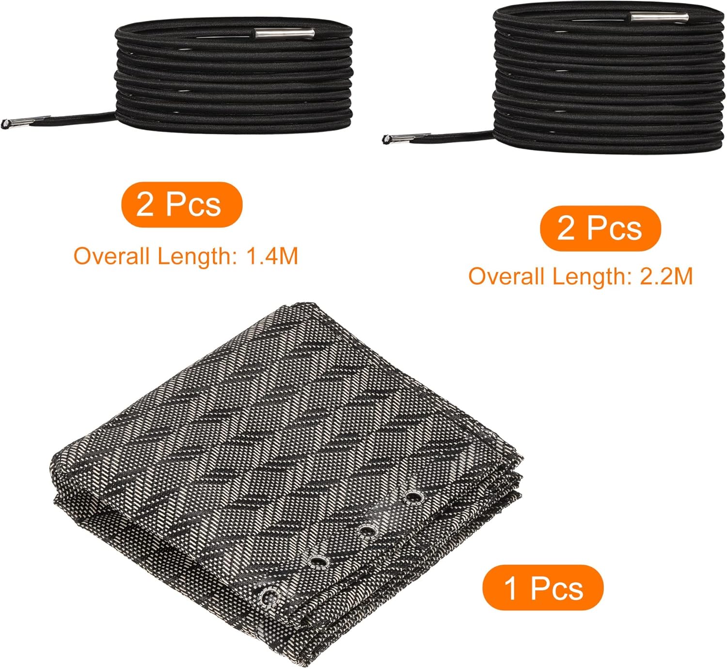 PATIKIL Tela de repuesto para silla de gravedad, kit de herramientas de reparación de sillas reclinables con cordón para patio al aire libre, color