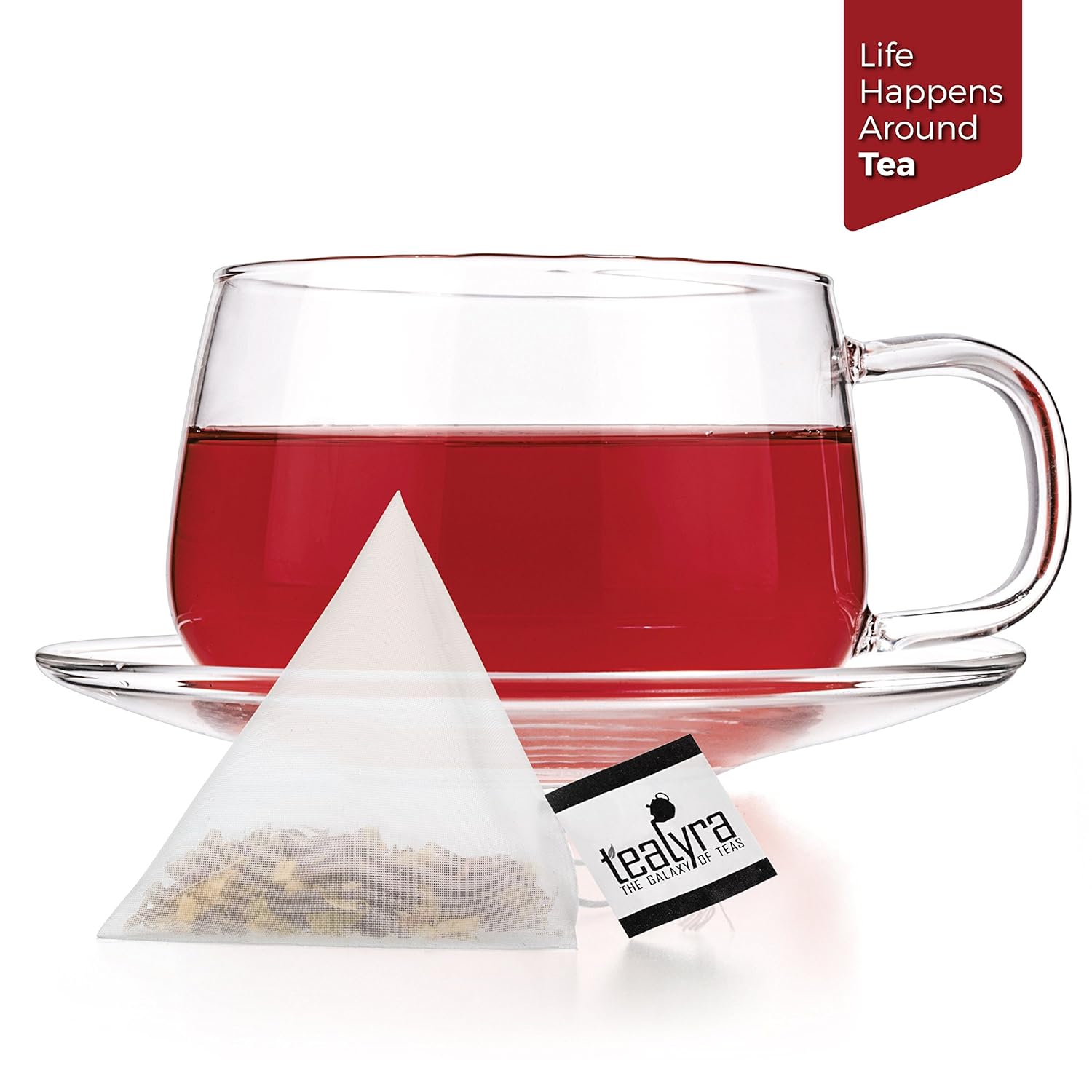 Tealyra – Flat Belly Detox – 25 Bolsas – Hinojo – Menta – Hibisco – Té de hojas sueltas Wellness Herbal – Té Cleanse – Sin cafeína – Bolsas estilo