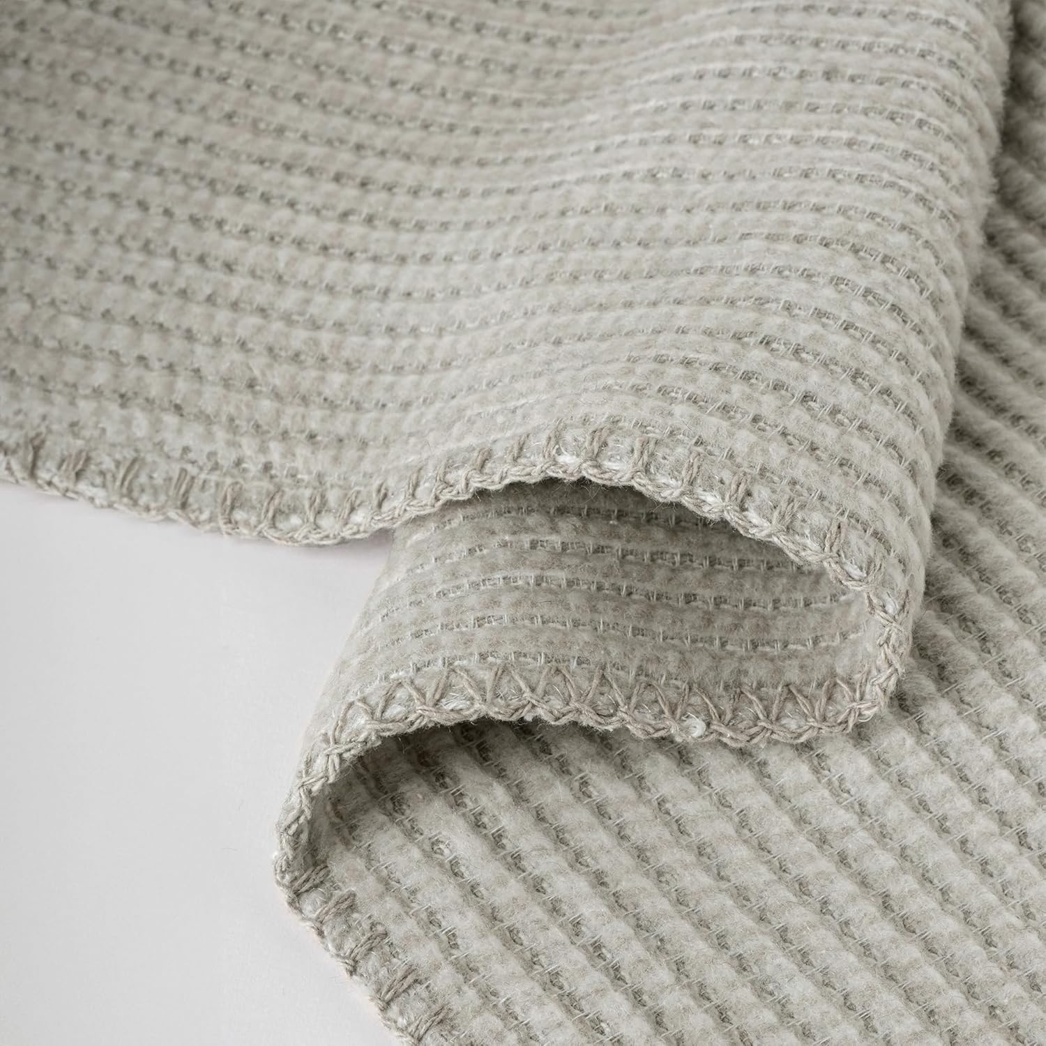 GT Globaltex Fine Linens Lujosa manta de algodón, 86 x 90 pulgadas, suave, cálida y esponjosa, perfecta para cama o sofá, adición decorativa y