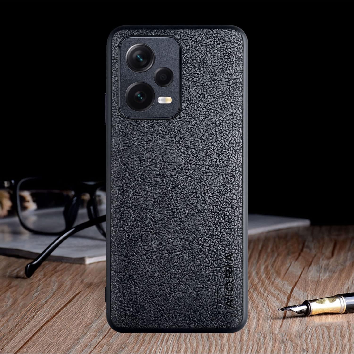 AIORIA Caso para Xiaomi Poco X5 Caso 6.67 “Pantalla Premium PU Funda de cuero Retro Business Design Funda protectora completa para Xiaomi Poco X5 5G