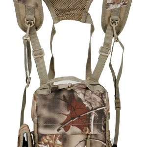Auscamotek Arnés de binoculares con funda de telémetro para caza y observación de aves, paquete de correas de camuflaje y bolsa de telémetro Auscamotek Arnés de binoculares con funda de telémetro para caza y observación de aves, paquete de correas de camuflaje y bolsa de telémetro