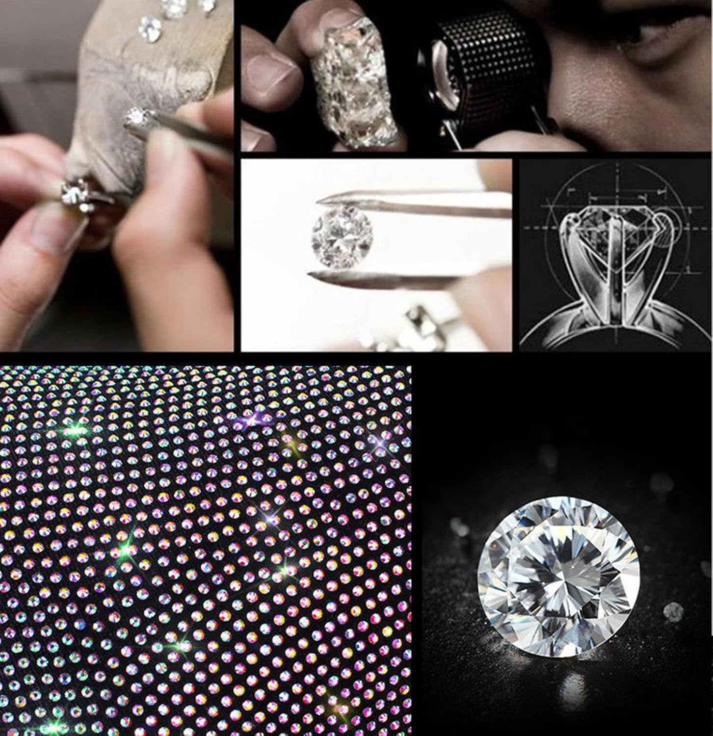 Paquete de 4 fundas brillantes para manija de puerta de seguridad para automóviles, con cristales brillantes, almohadillas protectoras para manija