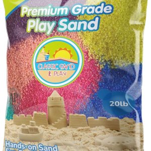 Arena clásica de juego de color arcoíris Sand and Play, bolsa de 20 libras, natural y no tóxica, divertida húmeda y seca en interiores y exteriores, Arena clásica de juego de color arcoíris Sand and Play, bolsa de 20 libras, natural y no tóxica, divertida húmeda y seca en interiores y exteriores,