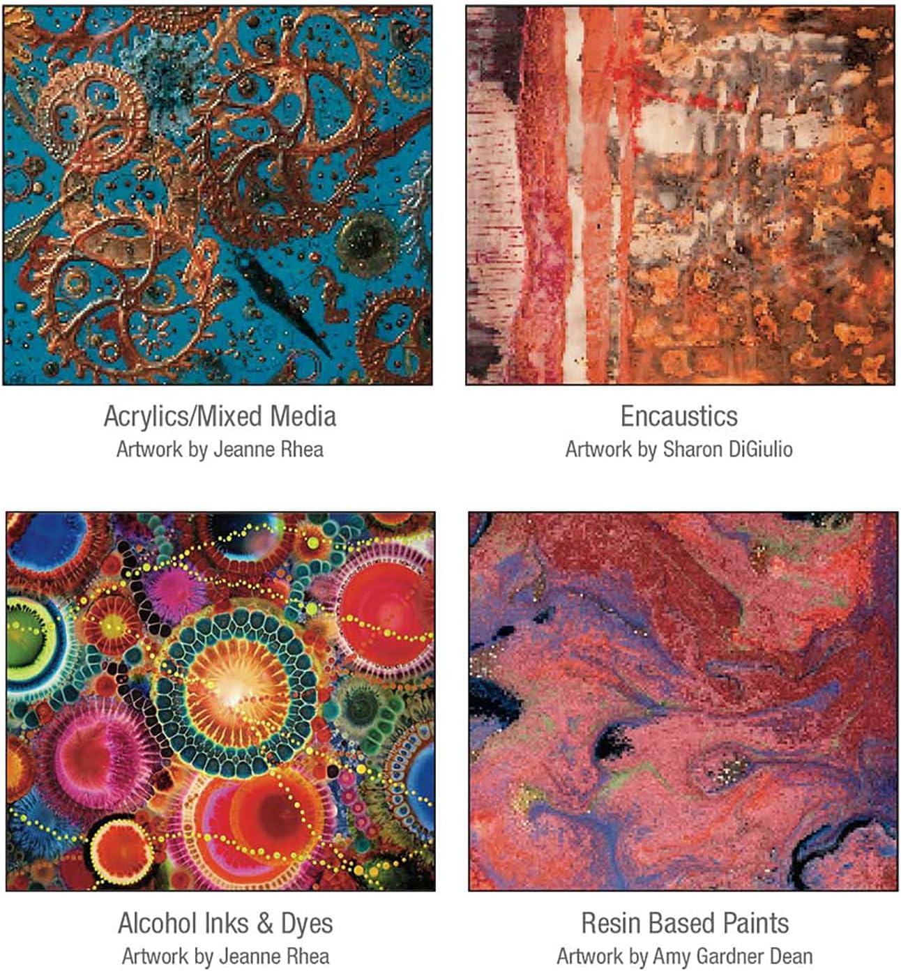 Jerry’s Artarama Exclusivo Da Vinci – Paneles multimedia profesionales de arte líquido, paquete de 3, paneles de arte profesional para pintura,