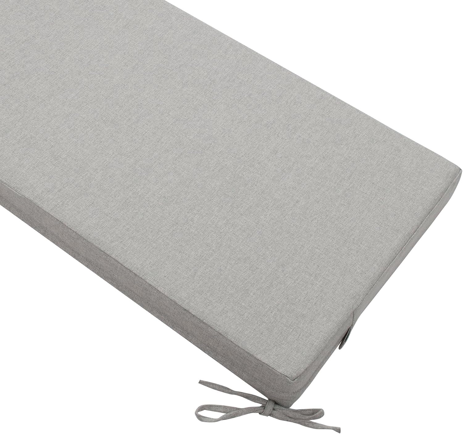 Fundas de cojín para sofá biplaza para banco de patio (solo funda de repuesto, sin relleno), funda de cojín impermeable resistente a la decoloración