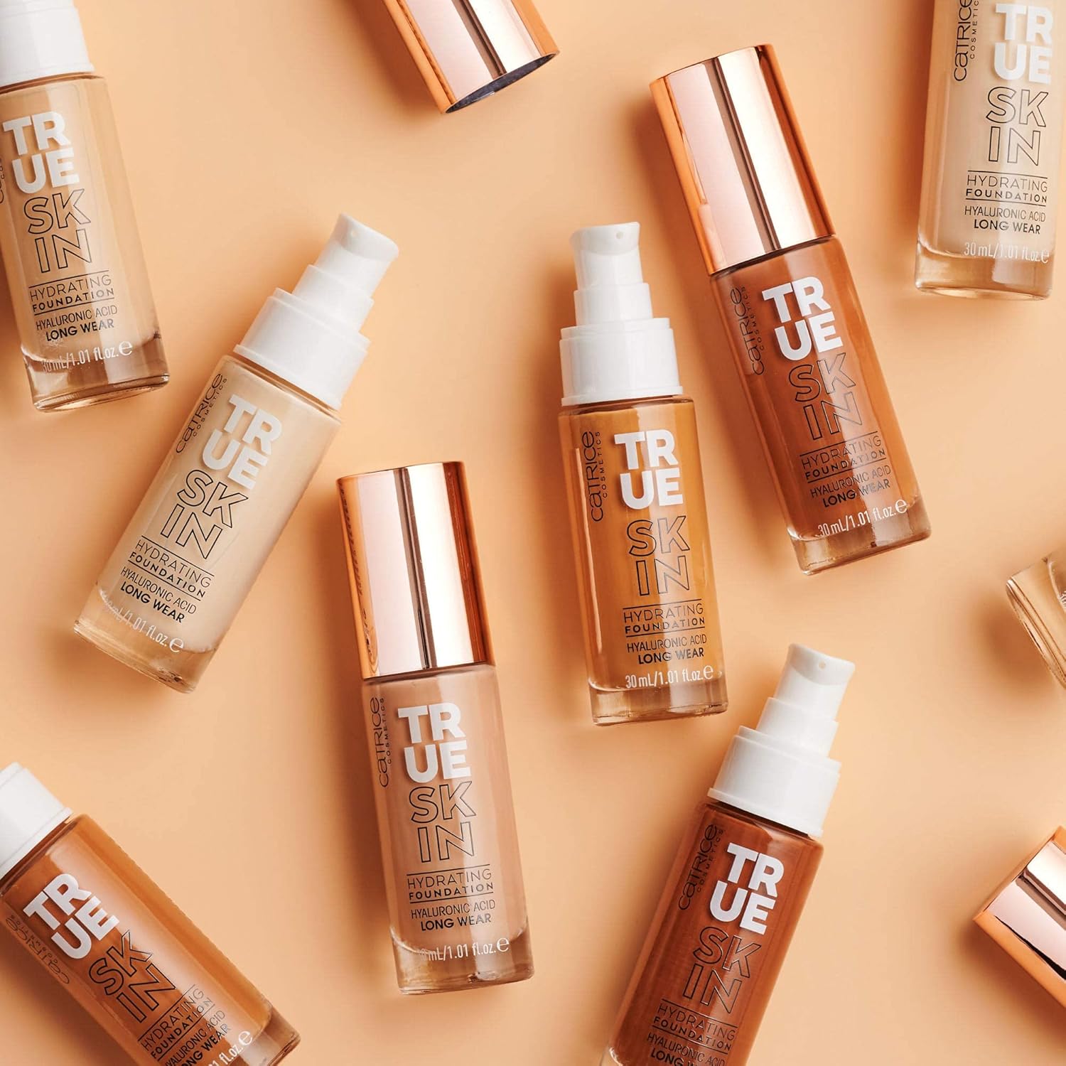 Catrice  Base de maquillaje hidratante True Skin (010  Cool Cashmere)