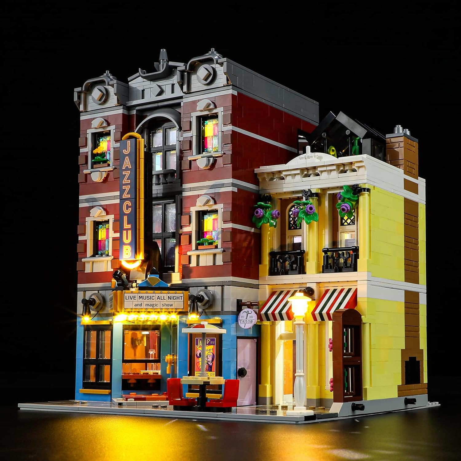 ManKiaPro Kit de iluminación de luz LED para Lego 10312 Jazz Club Modelo de bloques de construcción (solo luces, sin juego de Lego) (10312 Jazz Club