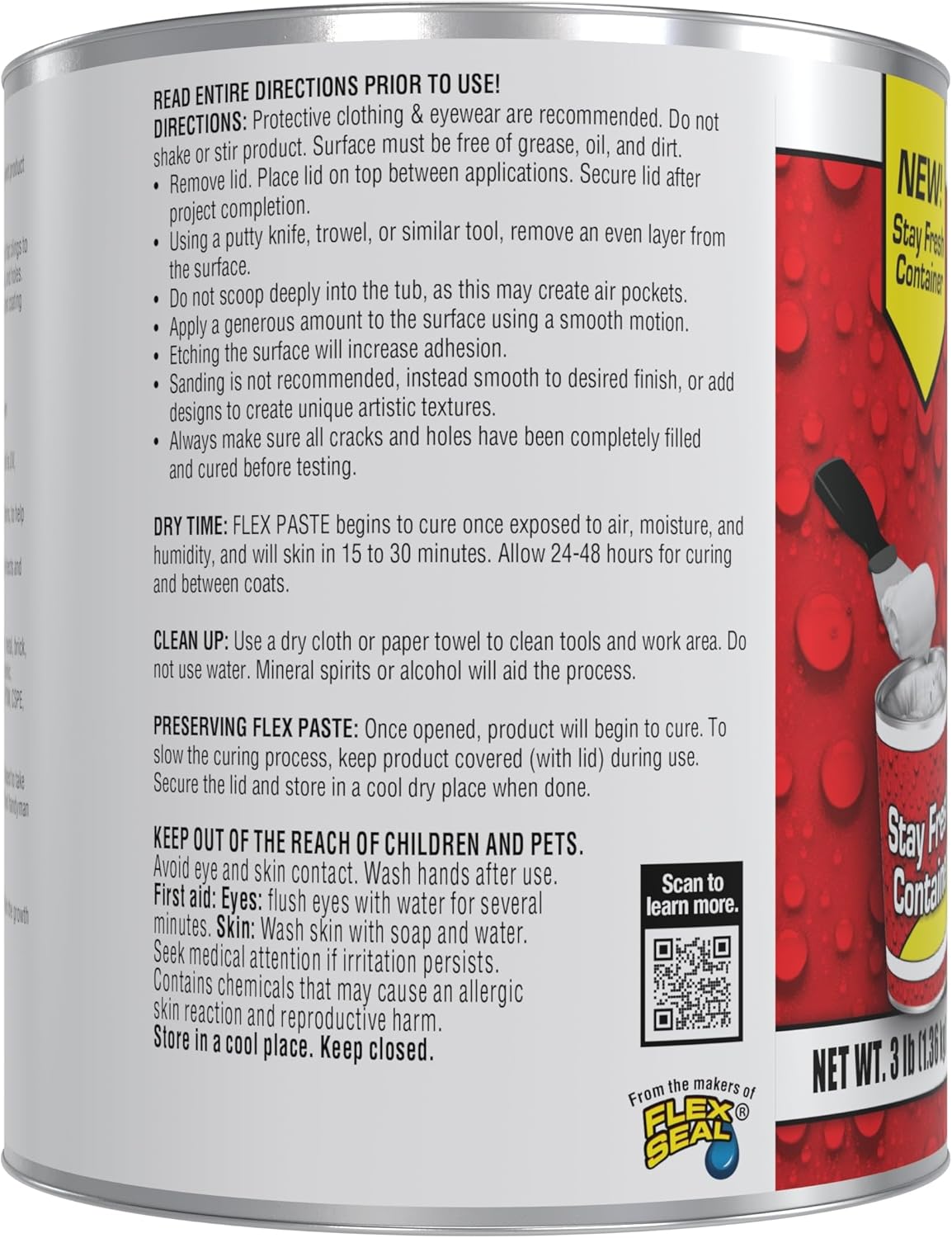 Flex Paste – Tarro de 3 libras