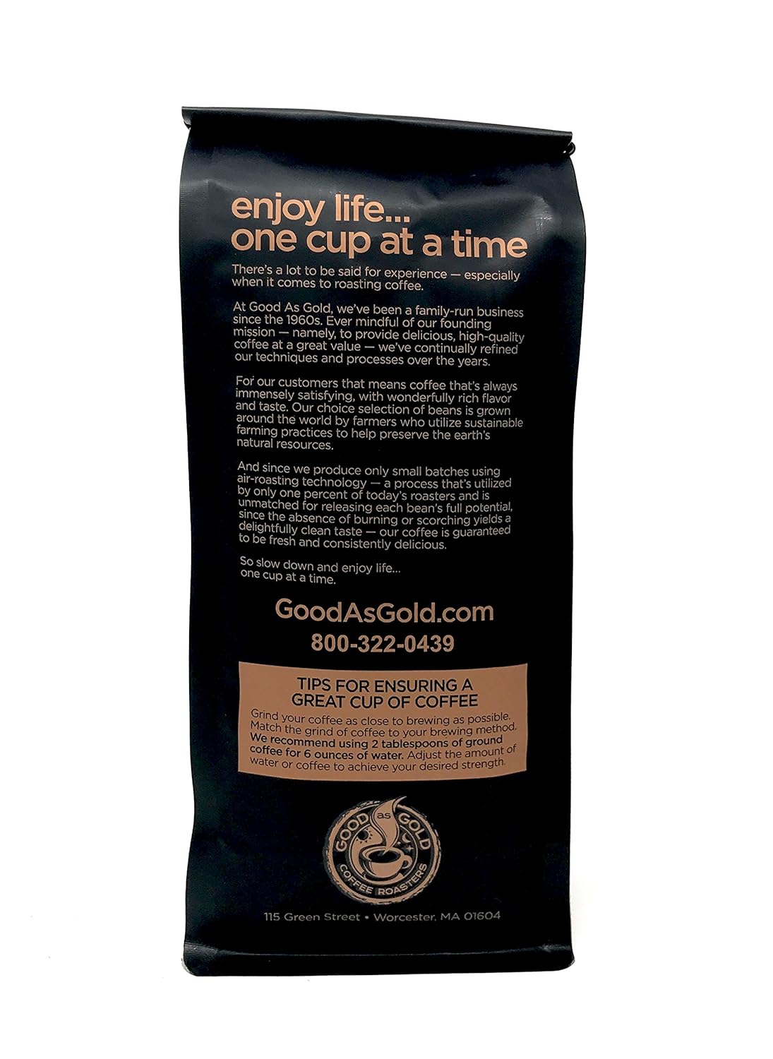 Sumatra Mandheling Gr1 Granos de café tostado oscuro (grano entero de 12 onzas) – Good As Gold Coffee Roasters