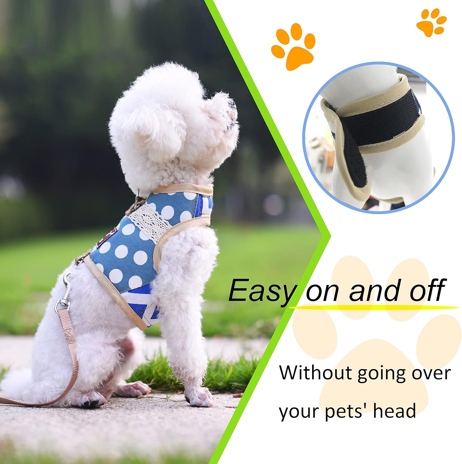 Teacup – Juego de arnés y correa para perro pequeño, chaleco acolchado suave ajustable para taza de té, chihuahua, caniche, yorike, maltés de menos