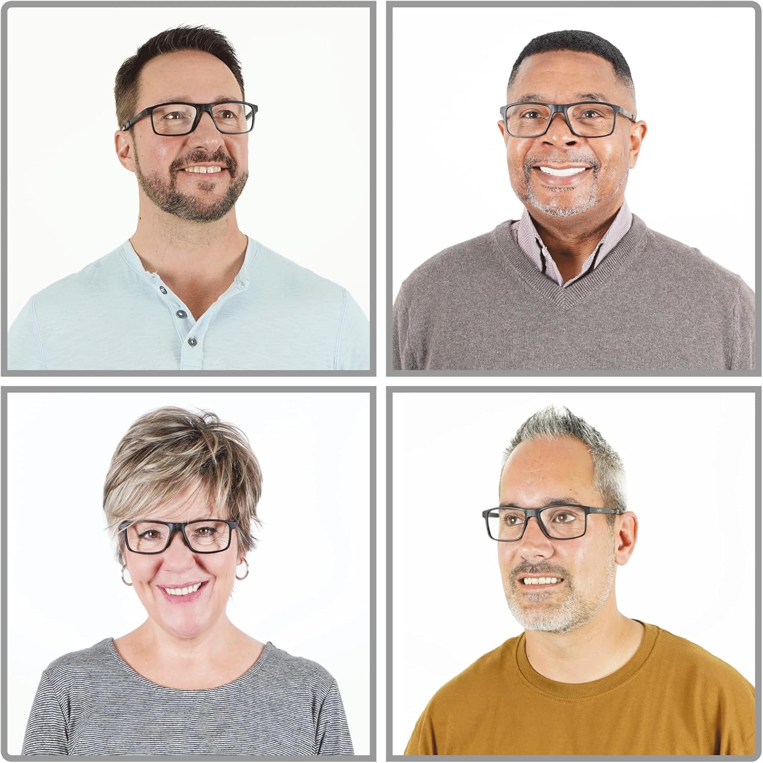 Clic Slastik – Lentes de lectura magnéticos con bloqueo de luz azul, banda plegable suave, lectores de computadora ajustables, Ewok (M-XL)