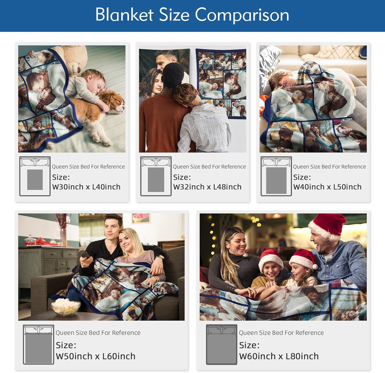 Regalos para parejas, manta personalizada de doble cara con fotos, texto, regalos personalizados para novio, novia, manta personalizada de franela