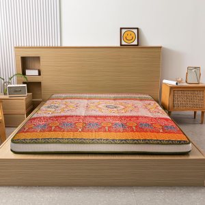 Colchón de futón extra grueso, acolchado japonés plegable enrollable colchón para dormir, colchón portátil plegable para acampar Shikibuton, Colchón de futón extra grueso, acolchado japonés plegable enrollable colchón para dormir, colchón portátil plegable para acampar Shikibuton,