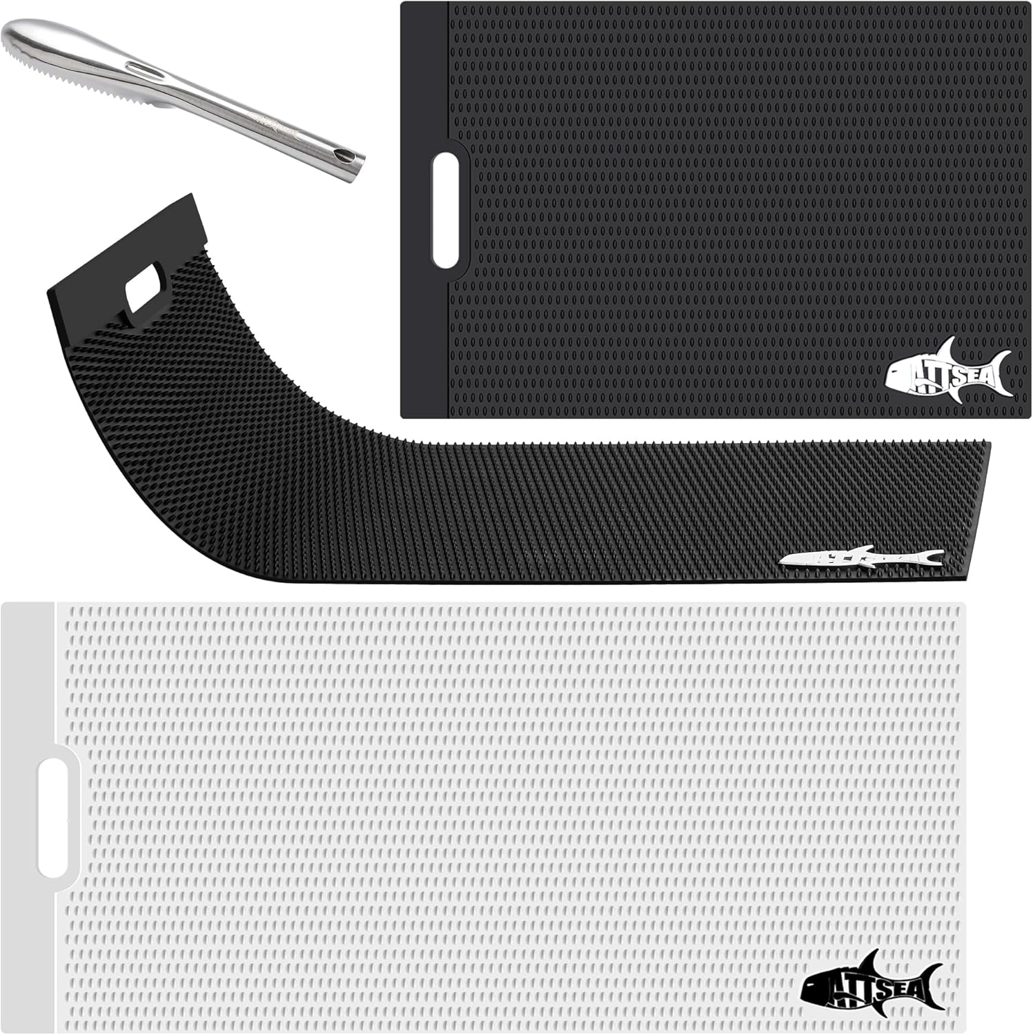 Alfombrilla antideslizante para filetes de pescado, tamaño XL, 31.5 x 15.75 pulgadas y tamaño regular 23.5 x 15.75 pulgadas para el escalador de