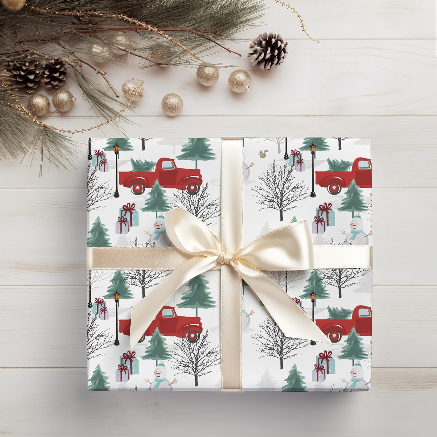 Cuitpan Papel de regalo de Navidad