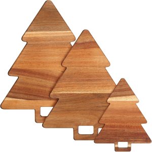 Juego de 3 tablas de cortar de cocina de Navidad con asas, accesorios de cocina de acacia orgánica, tabla de cortar en forma de árbol de Navidad, Juego de 3 tablas de cortar de cocina de Navidad con asas, accesorios de cocina de acacia orgánica, tabla de cortar en forma de árbol de Navidad,