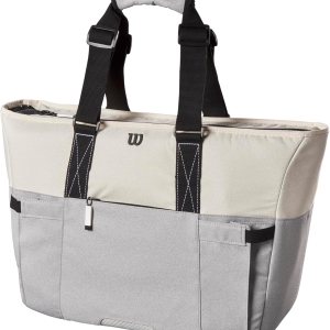 WILSON Lifestyle Tote – Bolsa para raqueta de tenis, color grisazul, con capacidad para hasta 2 raquetas WILSON Lifestyle Tote – Bolsa para raqueta de tenis, color grisazul, con capacidad para hasta 2 raquetas