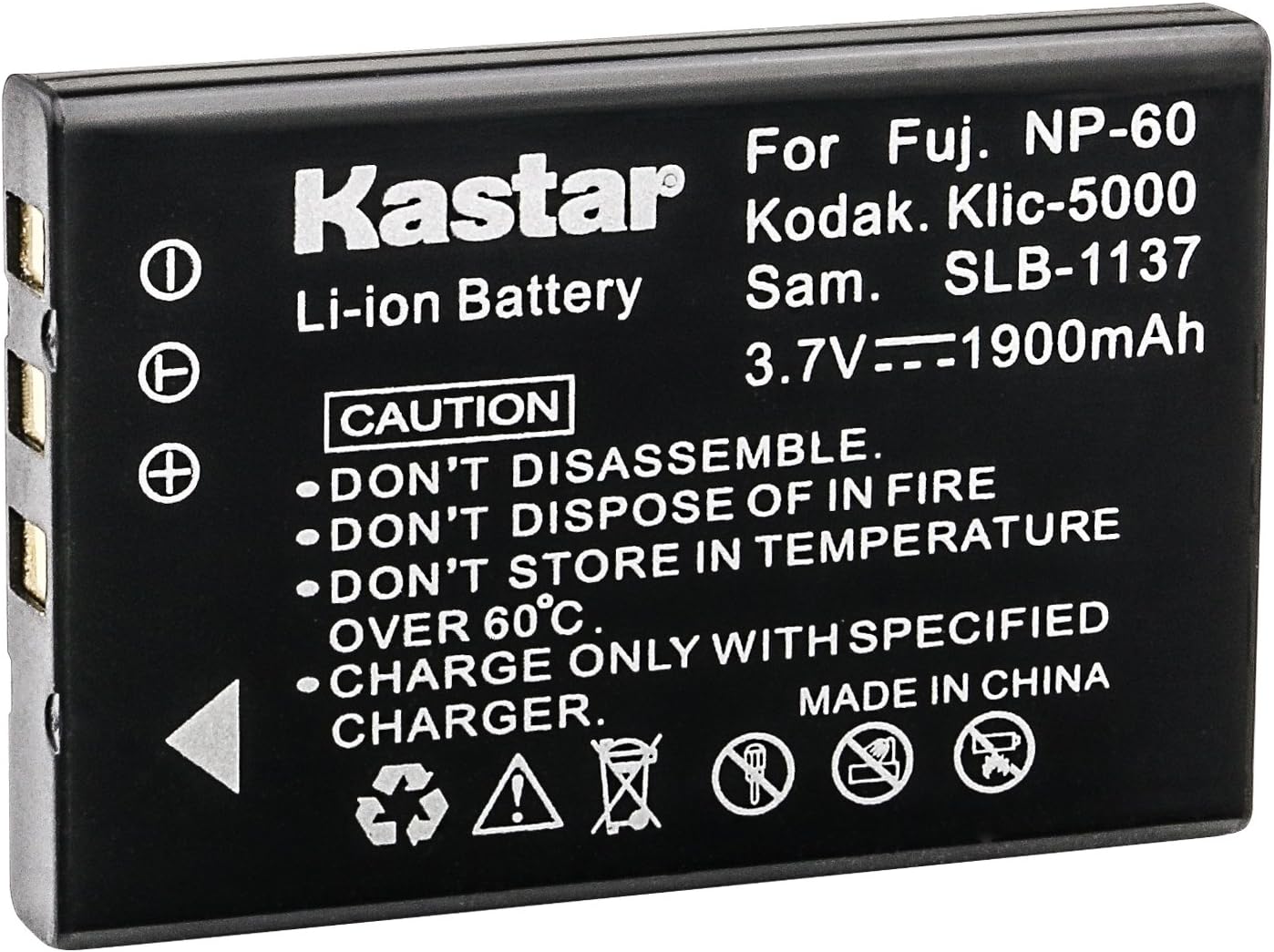 Kastar Batería de repuesto para HP Photosmart R717 R507 R60R R707 R725 R727 R817 R818 R827 R837 R927 R937 R967 Gateway DC-T50 Traveler DC6300 Vizio